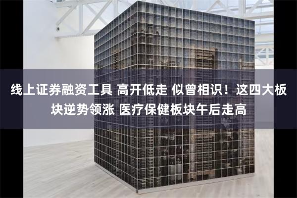 线上证券融资工具 高开低走 似曾相识！这四大板块逆势领涨 医疗保健板块午后走高